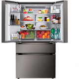 LG - 29 CF 4-Door French Door Refrigerator, Full Convert Drawer,Pocket Handle - LF29S8330D