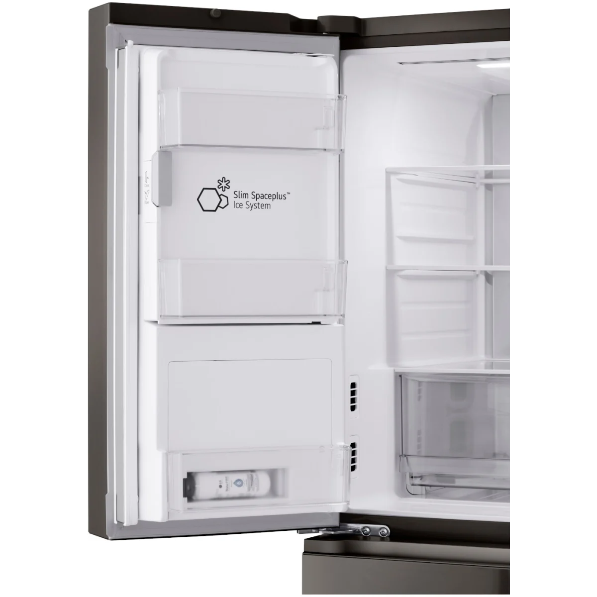 LG - 29 CF 4-Door French Door Refrigerator, Full Convert Drawer,Pocket Handle - LF29S8330D
