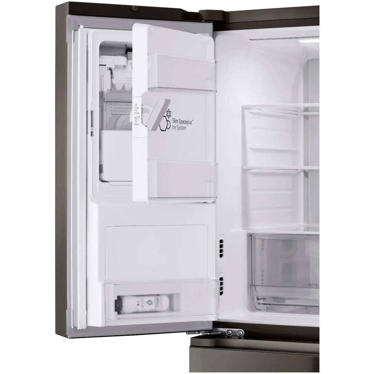 LG - 29 CF 4-Door French Door Refrigerator, Full Convert Drawer,Pocket Handle - LF29S8330D