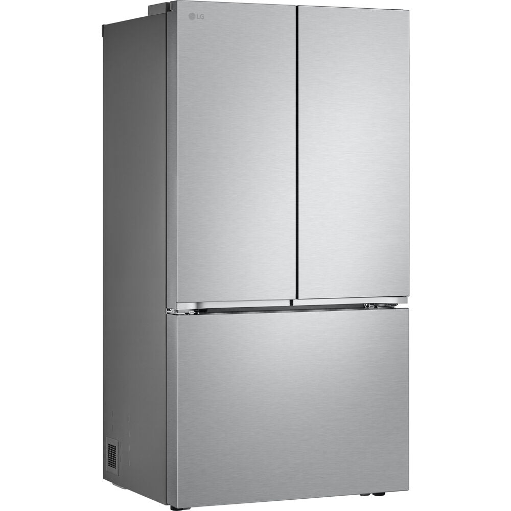 LG - 27 CF Standard Depth Max 3 Door Refrigerator,Pocket Handle,InternalWater - LRFLC2716S