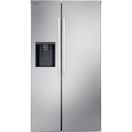 LG - 27 CF Side-by-Side, Slim In Door Ice and Water Dispenser, Bar Handle - LS27T3230S