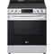 LG - 6.3 CF Electric Single Oven Slide-In Range, Air Fry, ThinQ, Self Clean - LSEL6333F