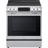 LG - 6.3 CF Smart Electric Slide-In Range,Instaview,Air Fry,ESTAR,New Handle - LSEL6335XE