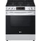 LG - 5.8 CF Gas Single Oven Slide-In Range, EasyClean Plus Self Clean, ThinQ - LSGL5831F