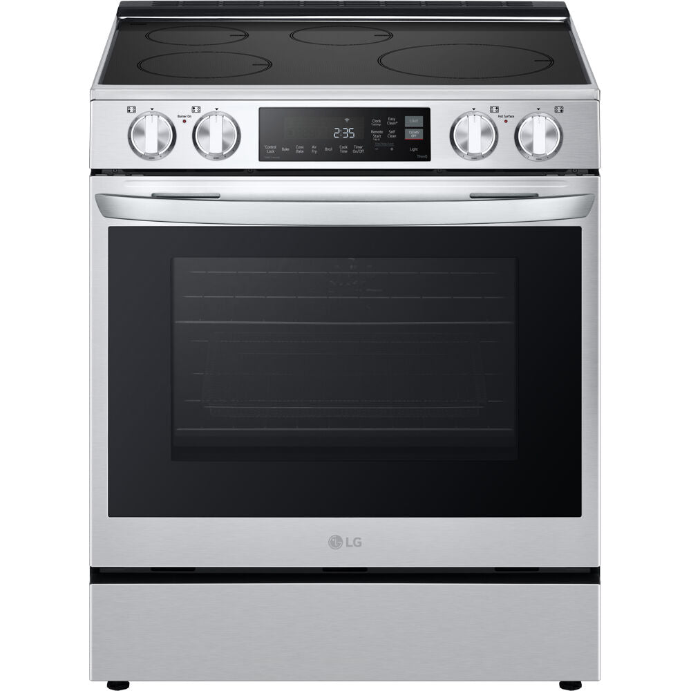 LG - 6.3 CF / 30" Smart Induction Slide-In Range with ProBake Convection - LSIL6334FE