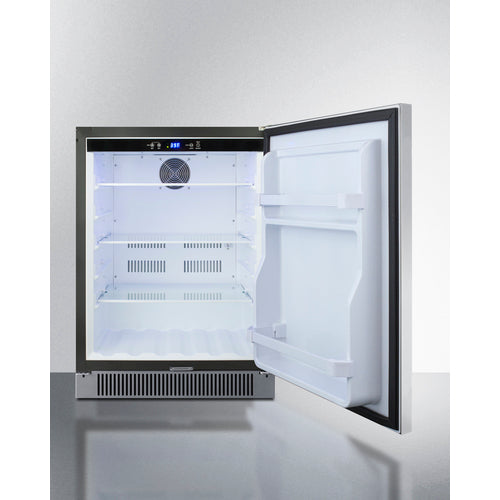 Summit - 24" Wide Built-In Outdoor All-Refrigerator - SPR623OS