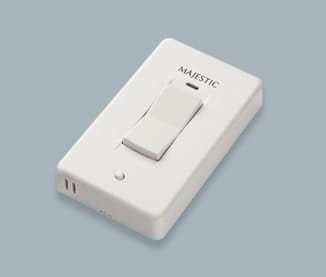 Majestic - IntelliFire Touch white wireless wall switch (on/off, cold climate, battery strength indicator) - IFT-RC150