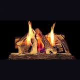 Majestic - 30" Campfire Fiber Gas Log Set with Stainless Steel Burner and Hearth Kit - 60,000 BTU/Hour Input - Natural Gas | CFL-30NG-C