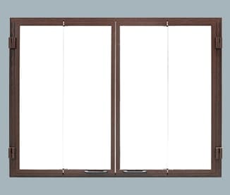 Majestic - Glass Bi-Fold Door - Black | DFG4042BK