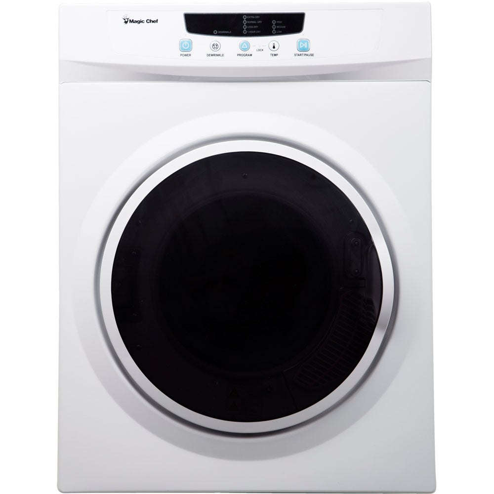 Magic Chef - 3.5 Cu Ft Compact Dryer - MCSDRY35W