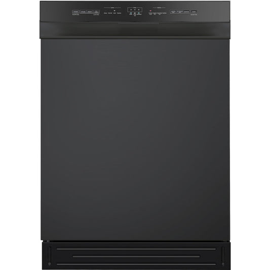Midea - 24" Front Control Dishwasher, 52 dBA, Hybrid Tub - MDF24P1BBB
