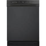 Midea - 24" Front Control Dishwasher, 52 dBA, Hybrid Tub - MDF24P1BBB