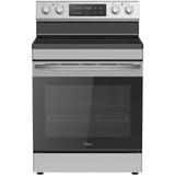Midea - 30" Electric Range with Steam Clean - MER30S2AST