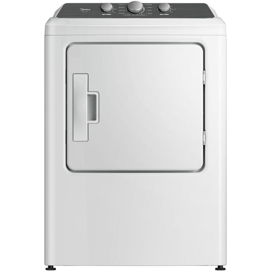 Midea - 7.0 CF Electric Dryer, Sensor Dry - MLTE41N1BWW