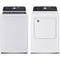 Midea - 4.4 CF Top Load Washer(MLTW44A4BWW) & 7.0 CF Electric Dryer(MLTE45N4BWW) - MLTW44A4BWW-E-KIT