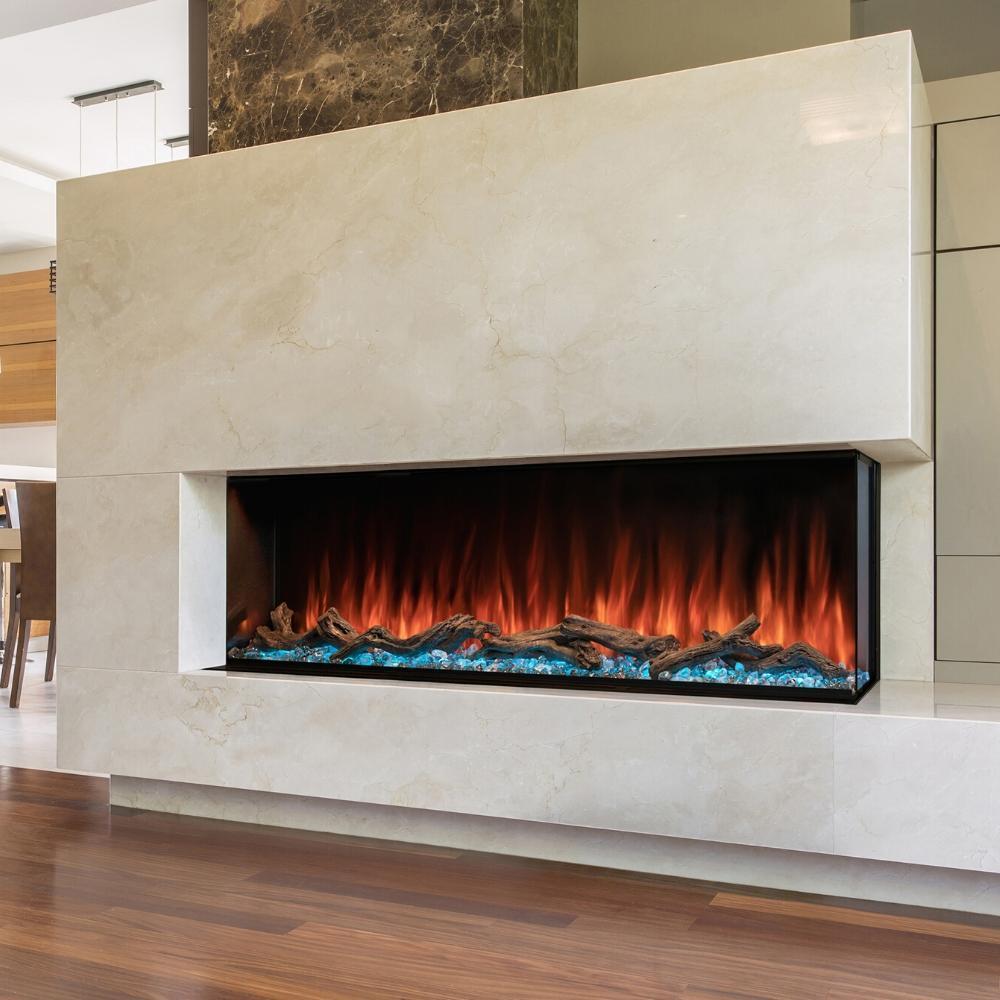 Modern Flames - Landscape Pro Multi Sided 80" Electric Fireplace - LPM-8016V2