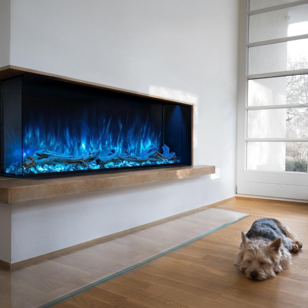 Modern Flames - Landscape Pro Multi Sided 56" Electric Fireplace - LPM-5616V2