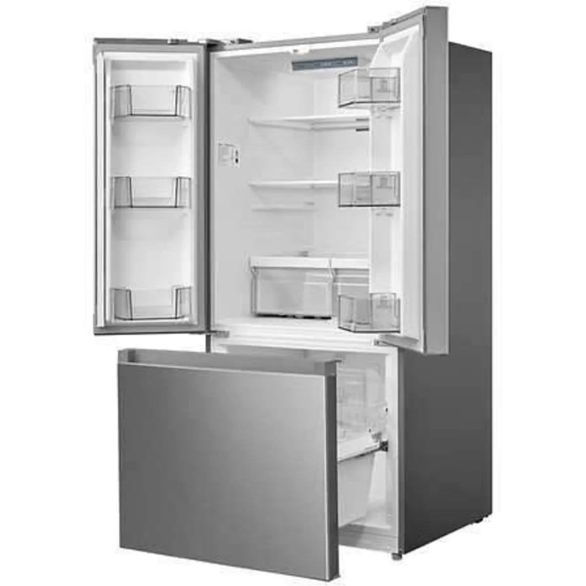 Midea - 18 CF French Door, 30" Wide, Non-Dispense - MRF18B4AST