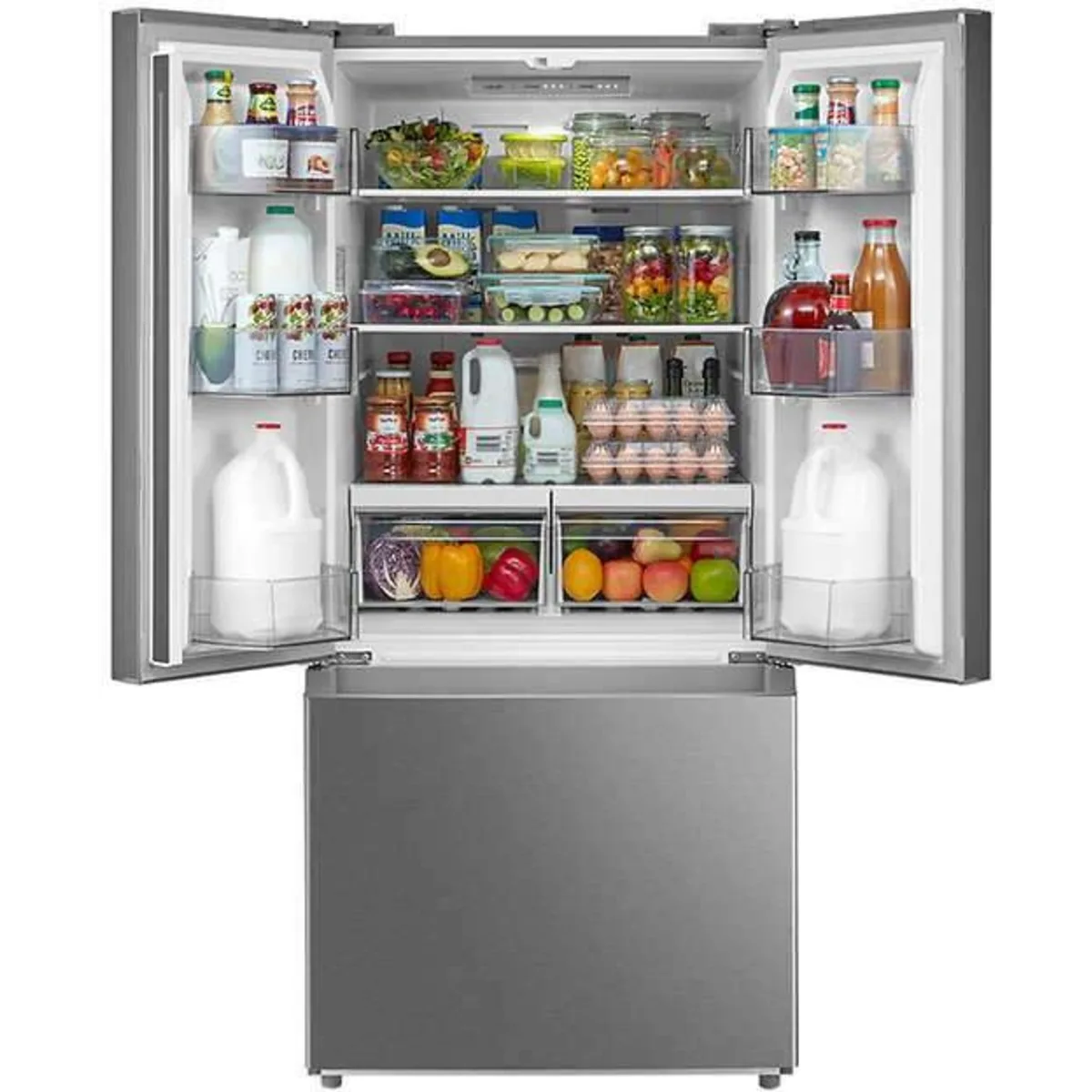 Midea - 18 CF French Door, 30" Wide, Non-Dispense - MRF18B4AST