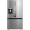 Midea - 29 CF French Door, Ice and Water Dispenser, Standard Depth - MRF29D3AST