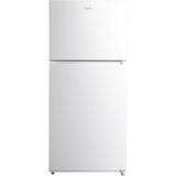 Midea - 21 CF Top Mount Refrigerator, Glass Shelves, Ice Maker Ready, ESTAR - MRT21D3BWW