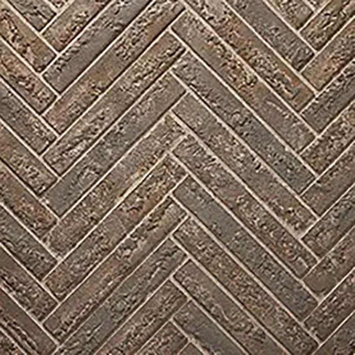 Outdoor Lifestyles Brown Herringbone Refractory Panels for Courtyard 42-Inch Gas Fireplace | ODCOUG-42BHR