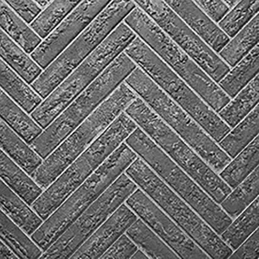 Outdoor Lifestyles Grey Herringbone Refractory Panels for Courtyard 36-Inch Gas Fireplace