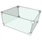 The Outdoor Plus - 32" x 32" x 8" Square Glass Wind Guard ¼" - Tempered Glass with Polished Edges - OPT-WG-3232