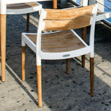 Westminster Teak - 4 Bloom Stacking Side Chairs Set of 4 - 21916ST
