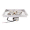 The Outdoor Plus - 18"x18" Square Drop-in Pan and 12" SS Triple 'S' Bullet Burner - NG, LP - OPT-BP18SDSSE12