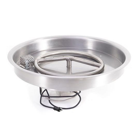 The Outdoor Plus - 37" Round Drop-in & 30" Round Stainless Steel Burner - NG, LP - OPT-PBR37E110