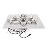 The Outdoor Plus - 36" x 36" Square Flat Pan &30" Lotus Stainless Steel Burner - NG, LP - OPT-FSLB36E110