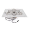 The Outdoor Plus - 48" x 48" Square Flat Pan & 36" Lotus Stainless Steel Burner - NG, LP - OPT-FSLB48E110