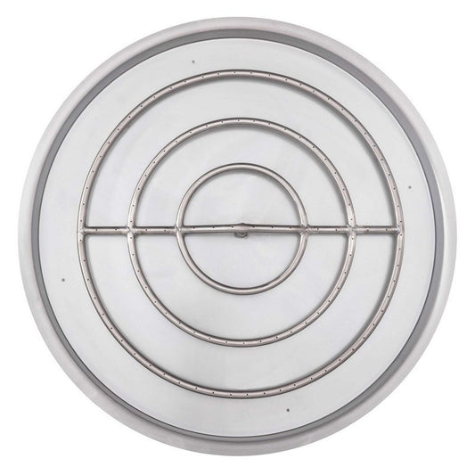 The Outdoor Plus - 37" Round Drop-in & 30" Round Stainless Steel Burner - NG, LP - OPT-PBR37