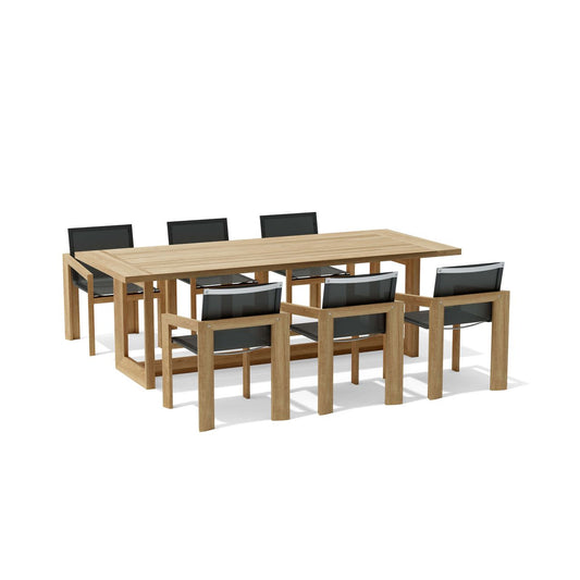 Anderson Teak - Smyrna Outdoor Teak Dining Table 7 Piece Set - SET-856