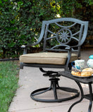 Darlee - Ten Star Patio Swivel Rocker Chair with Cushion (Set of 4) - DL503-3-4
