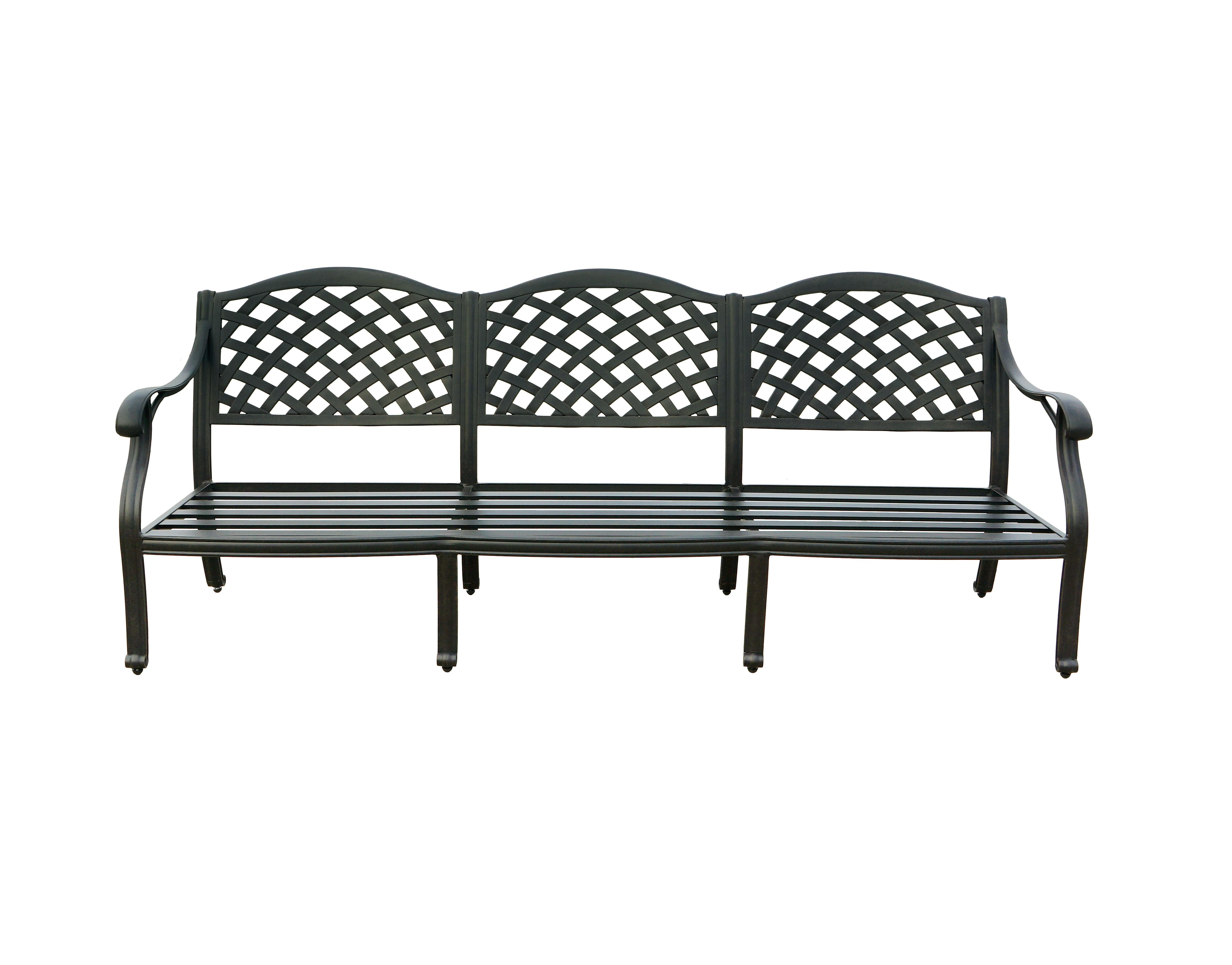 Darlee - Nassau 4-Piece Patio Deep Seating Group with Seat and Back Cushions - DL603