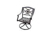 Darlee - Ten Star Patio Swivel Rocker Chair with Cushion (Set of 4) - DL503-3-4