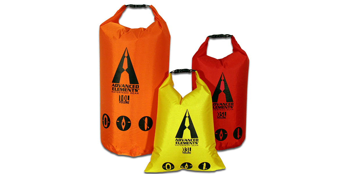 ADVANCED ELEMENTS | 10 Liters/5 Liters/3 Liters PACKLITE™ ROLL TOP DRY BAG SET | AE3506