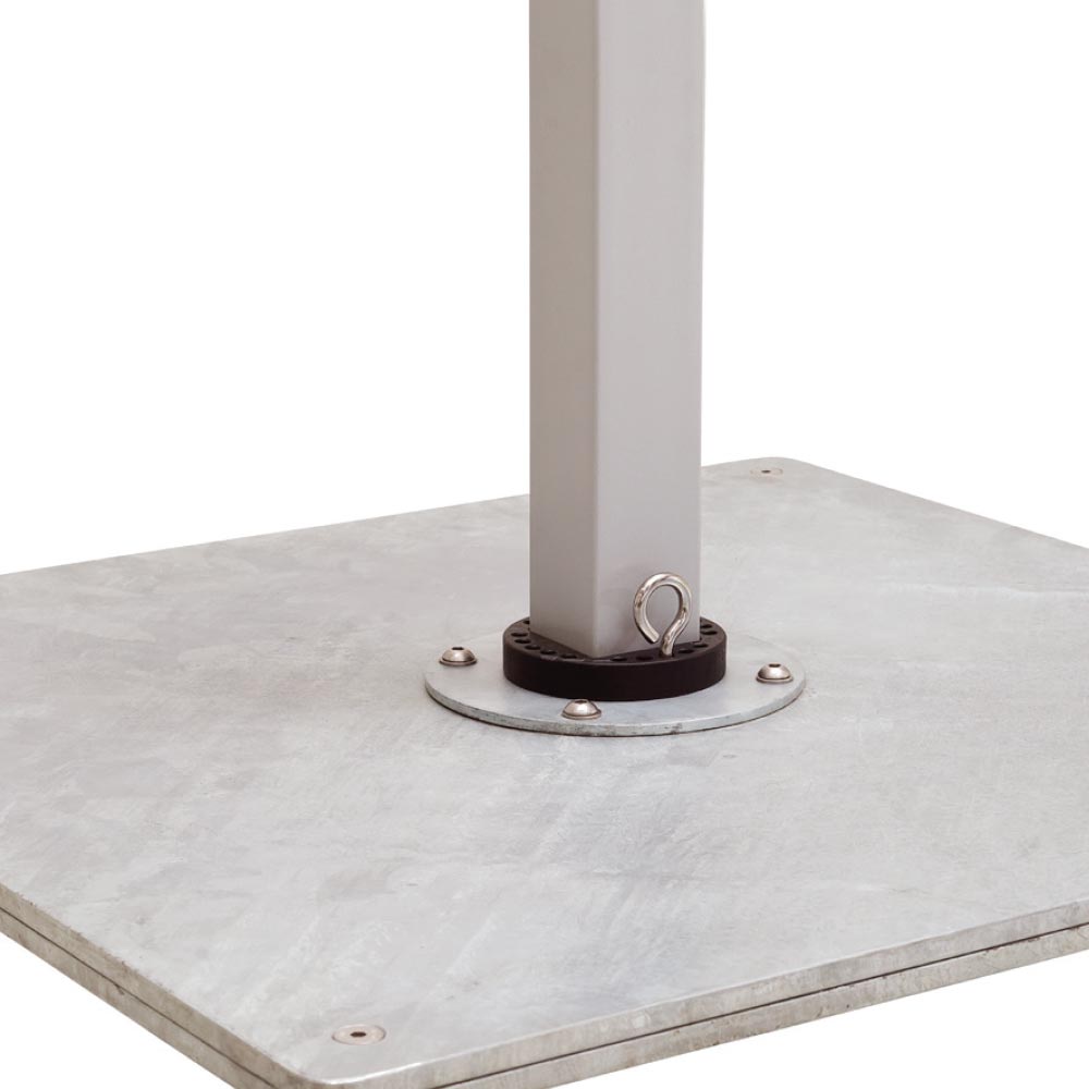 Woodline - 9.8’ Picollo Aluminum Cantilever Square Crank Lift Umbrella - PI30SA