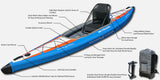 ADVANCED ELEMENTS | 13" AIRVOLUTION™ PRO KAYAK WITH PUMP | AE3029-O