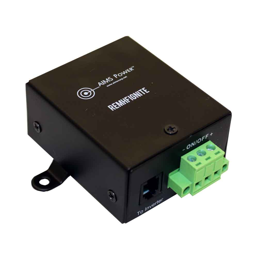 Aims Power - Any inverter using REMOTEHF can connect this to ignition to - turn on and off with vehicle - REMHFIGNITE