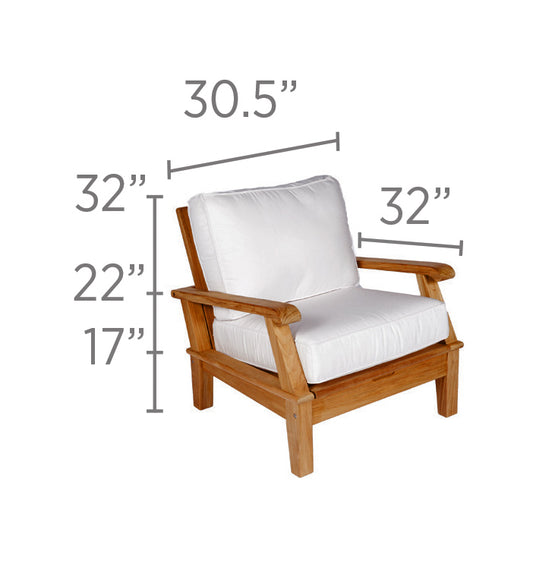 Royal Teak Collection Chair / FRAME ONLY - MIACHFO