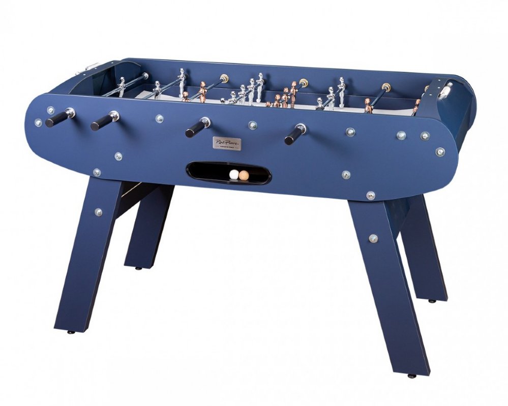 Berner Billiards - René Pierre Onyx Foosball Table in Marine Blue Matte | RP-OnxBlu