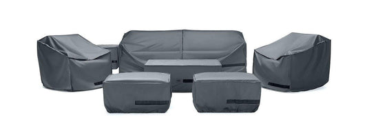 RST Brands - Barcelo™ 7 Piece Motion Club Deep Seating Furniture Cover Set