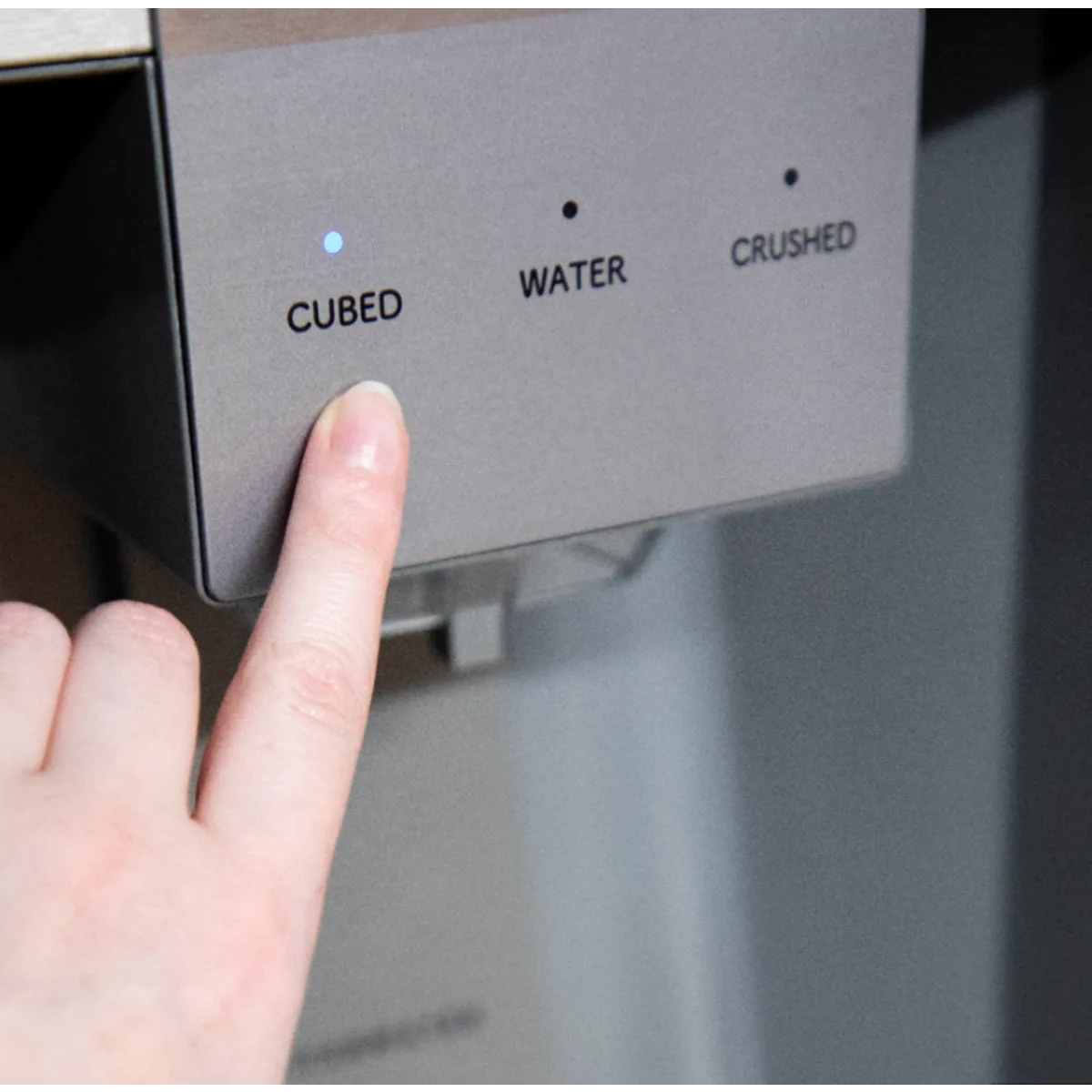 Sharp - 21.6 CF Counter-Depth 4-Door French Door, Dispenser - SJG2254FS