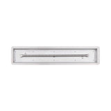 The Outdoor Plus - 30 Inch Rectangular Stainless Steel Drop-In Pan and 24 Inch Linear Burner - OPT-RT30