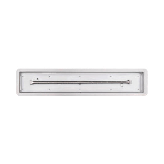 The Outdoor Plus - 60 Inch Rectangular Stainless Steel Drop-In Pan and 48 Inch Linear Burner - OPT-RT60