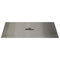 The Outdoor Plus - 18" x 54" Rectangular Stainless Steel Cover - Stainless Steel Handle - OPT-RC1854