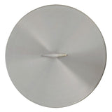 The Outdoor Plus - 30" Round Stainless Steel Cover - Stainless Steel Handle - OPT-30RC